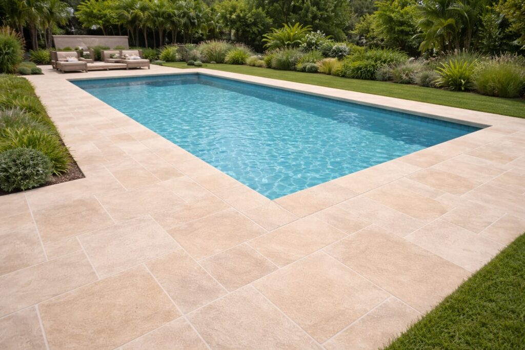 CREAM BEIGE TRAVERTINE CROSS CUT