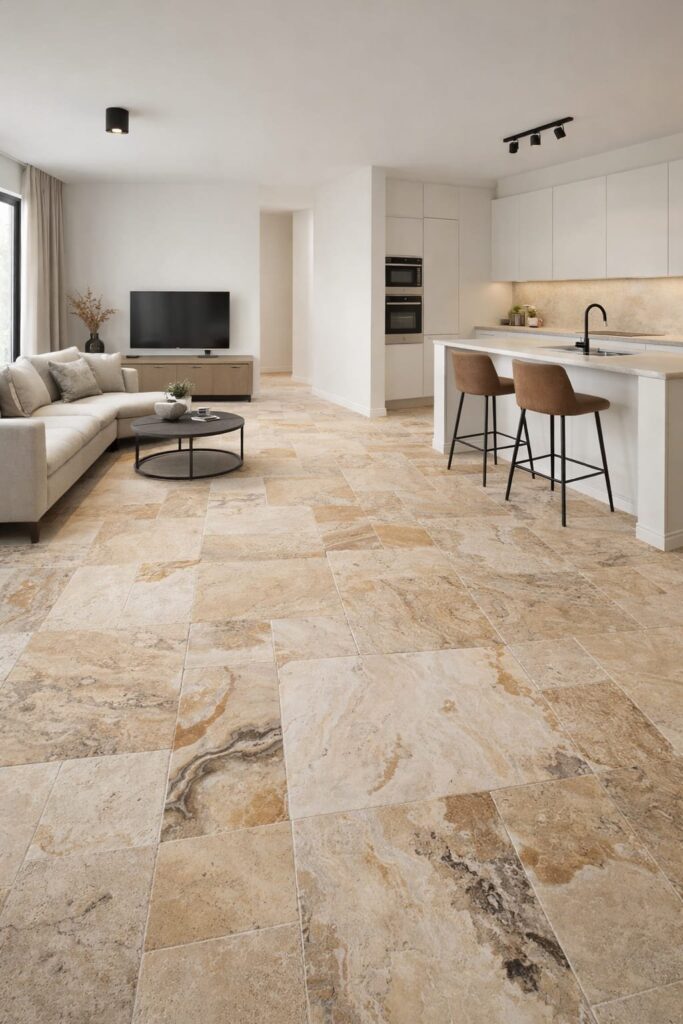 TIRAMISU TRAVERTINE CROSS CUT