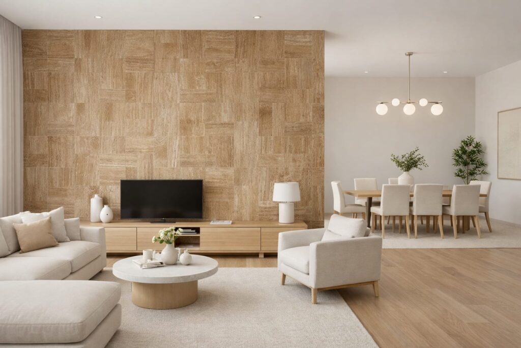 CREAM BEIGE VEIN CUT TRAVERTINE