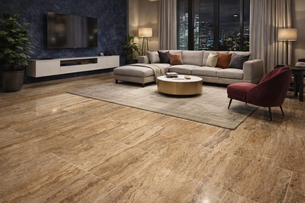 TIRAMISU VEIN CUT TRAVERTINE