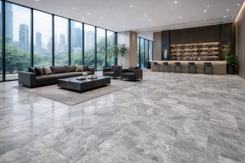 TUNDRA BLUE GREY MARBLE