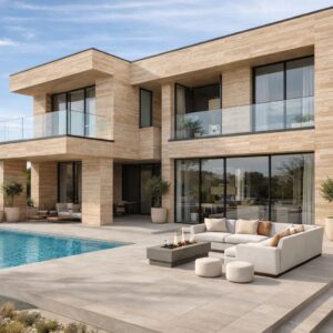 CREAM BEIGE VEIN CUT TRAVERTINE