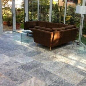 SILVER GREY TRAVERTINE CC
