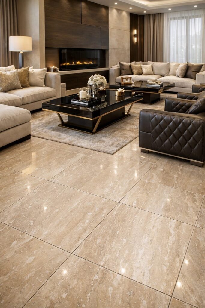 CREAM BEIGE VEIN CUT TRAVERTINE
