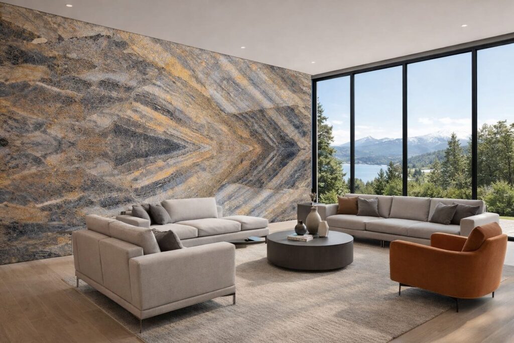 GOLDEN BLUESTONE BOOKMATCH